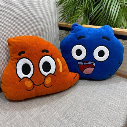 Gumball Ve Darwin Hediyelik Sevimli Kombin Yastık