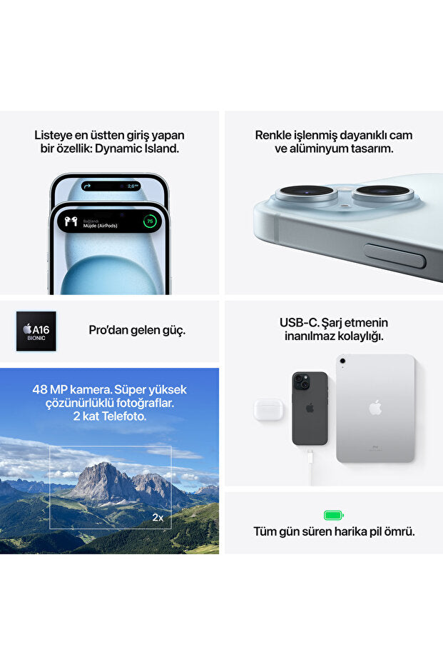 Apple iPhone 15 128 GB Siyah