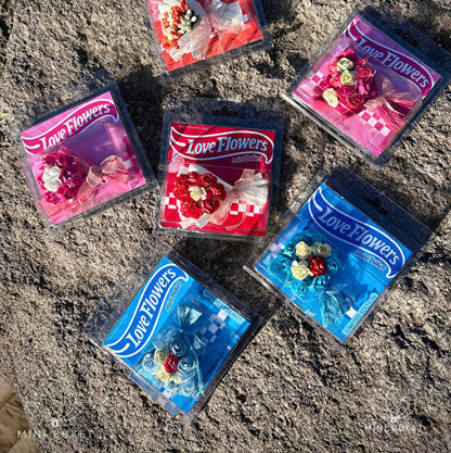 Mini Buket Çiçek Arkası Aynalı